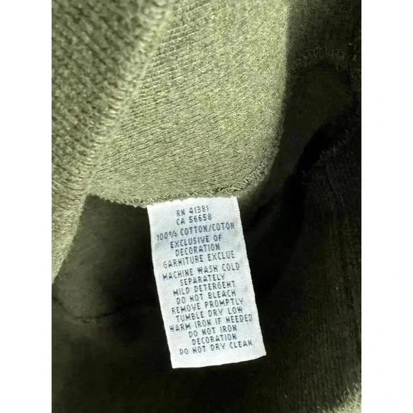 Polo Ralph Lauren Mens Shawl Neck Cotton Sweater Dark Green Size Large - Picture 10 of 10